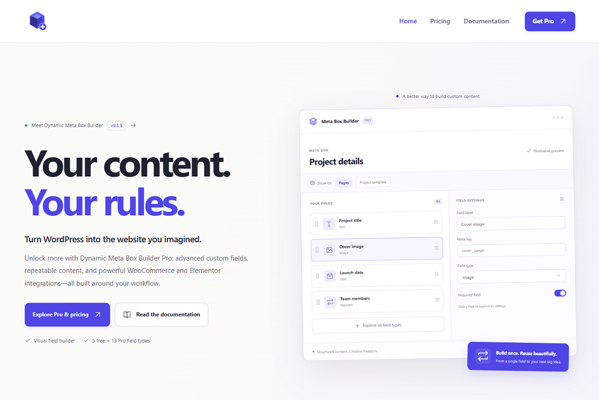 a photo of Dynamic Meta Box Builder WordPress Plugin thumbnail